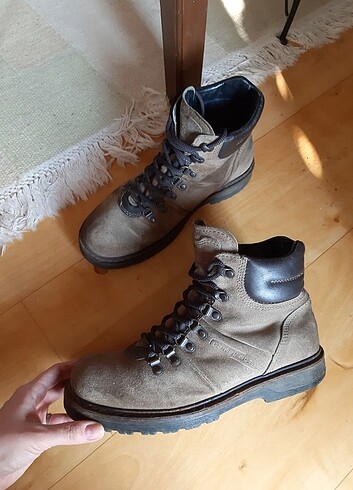 40 Beden Goretex Camel Marka Gerçek Deri Bot