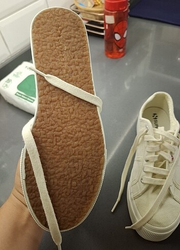 Superga Süperga keten ayakkabı krem renk