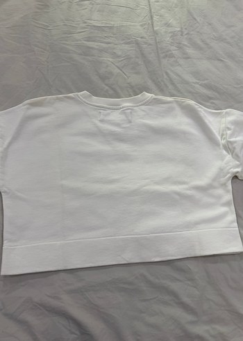 Sisley SISLEY Beyaz Kısa Sweatshirt