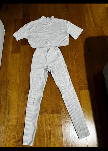 xs Beden beyaz Renk İkili alo yoga büstiyer ve tayt