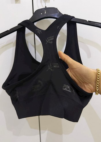 Siyah Puma Mini Spor Sütyeni - Görsel 5