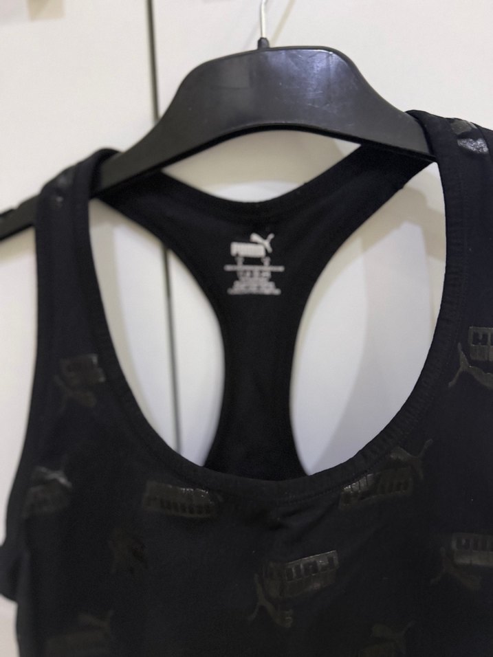 Siyah Puma Mini Spor Sütyeni - Görsel 4