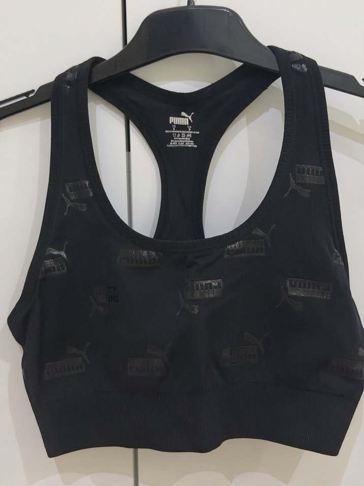 Siyah Puma Mini Spor Sütyeni - Görsel 2