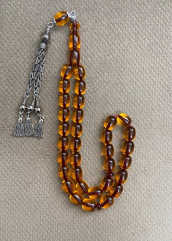 Halit Uzunkaya Sikma Tesbih 10x13 Mm Olculerinde Usta İscilikli