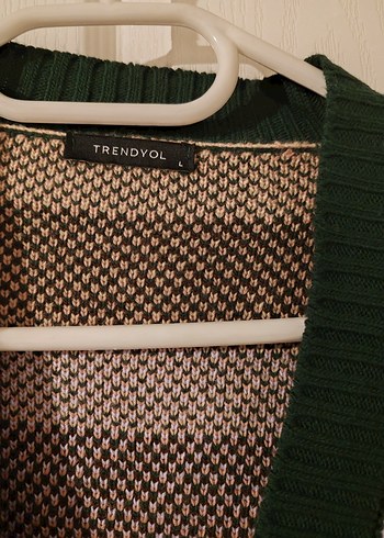 Desenli Bohem Örgü Kadın Hırka - Görsel 5