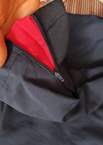 Erkek Lacivert Spor Pantolon Fermuarlı Cepli - Görsel 4