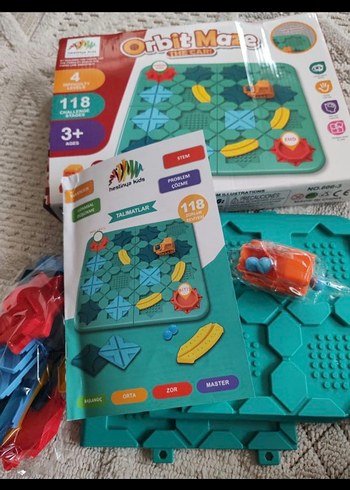 Orbit Maze Eğitici Renkli Zeka Oyunu 3+ Yaş - Görsel 2