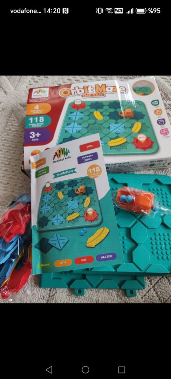 Orbit Maze Eğitici Renkli Zeka Oyunu 3+ Yaş - Görsel 2