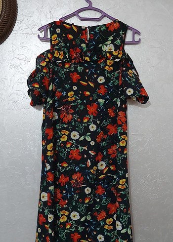 Çiçek Desenli Bohem Midi Elbise - Görsel 5