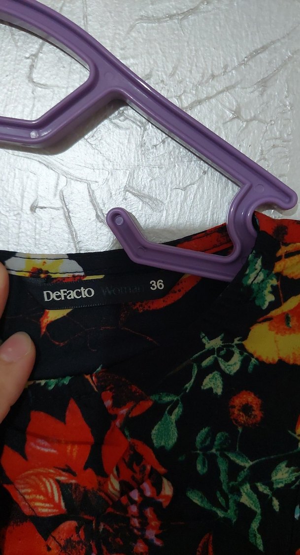 Çiçek Desenli Bohem Midi Elbise - Görsel 2