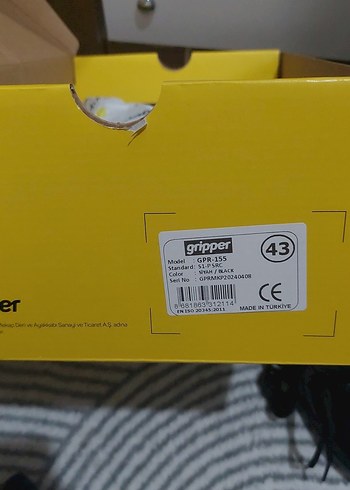 Erkek İş Ayakkabısı Demir uçlu - Görsel 7