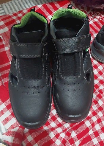 Erkek Siyah Cırtlı Kauçuk İş ayakkabısı - Görsel 5