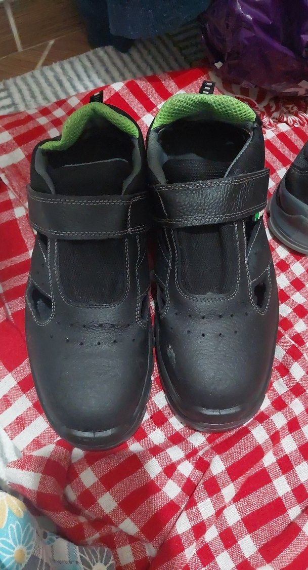 Erkek Siyah Cırtlı Kauçuk İş ayakkabısı - Görsel 5