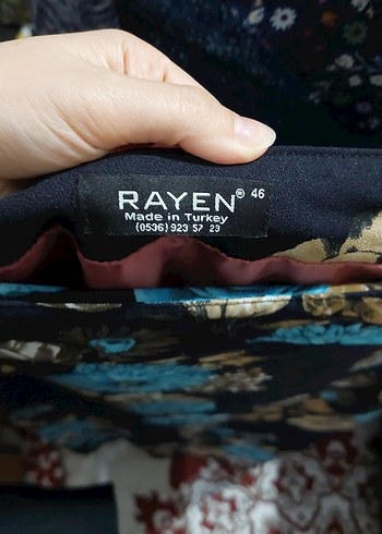 Mavi Baskılı Kadın Etek - Görsel 2