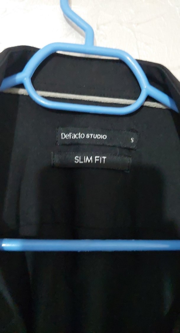 Erkek Siyah Uzun Kollu Gömlek - Görsel 2