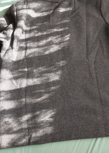 Gri Nakışlı Kadın Sweatshirt - Görsel 3