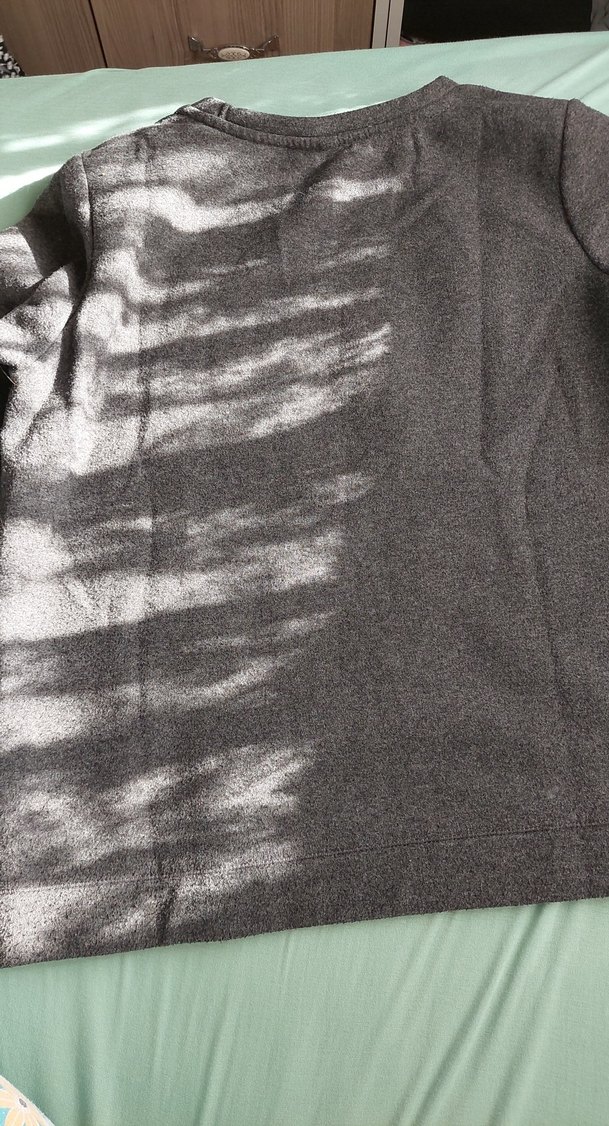 Gri Nakışlı Kadın Sweatshirt - Görsel 3