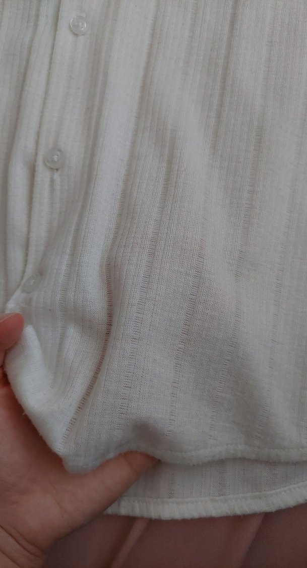 Düğmeli Kısa Kollu Penye Erkek Gömleği - Görsel 2