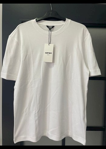 Erkek Beyaz Pamuklu Regular Fit Tişört - Görsel 6