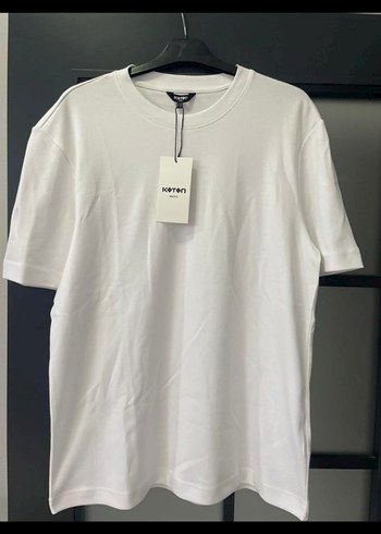 Erkek Beyaz Pamuklu Regular Fit Tişört - Görsel 5