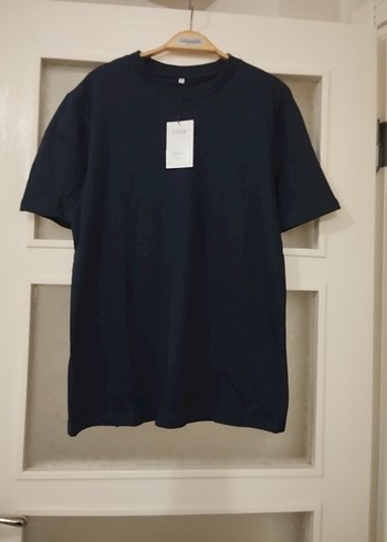 Lacivert Rahat Kesim Erkek Tişört - Görsel 2