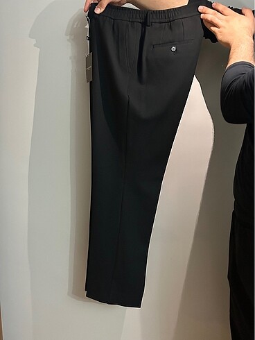 Pierre Cardin PİERRE CARDİN ERKEK SİYAH KUMAŞ 54 BEDEN PANTOLON KULLANILMAMIŞ