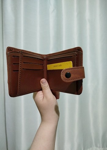 Kahverengi Minimalist Erkek Cüzdanı - Görsel 3
