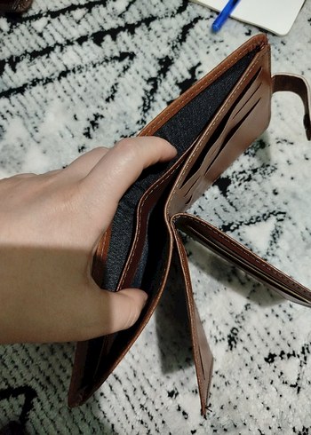 Kahverengi Minimalist Erkek Cüzdanı - Görsel 5