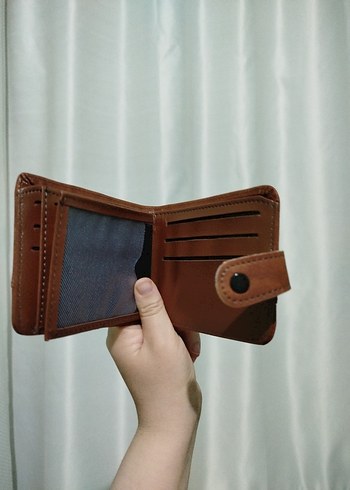 Kahverengi Minimalist Erkek Cüzdanı - Görsel 4