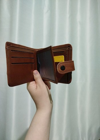 Kahverengi Minimalist Erkek Cüzdanı - Görsel 2