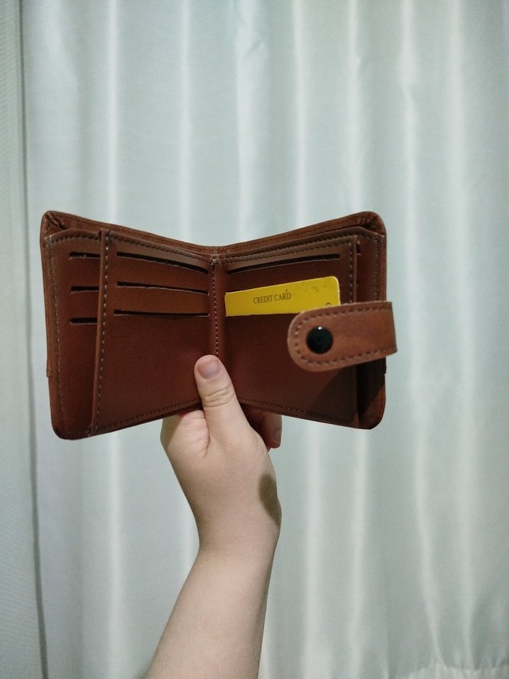 Kahverengi Minimalist Erkek Cüzdanı - Görsel 3