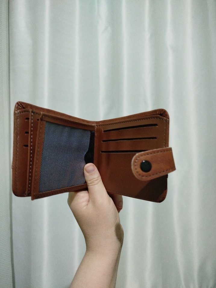 Kahverengi Minimalist Erkek Cüzdanı - Görsel 4