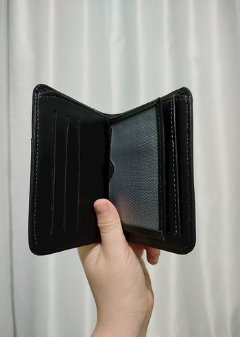 Siyah Minimalist Erkek Cüzdan - Görsel 2