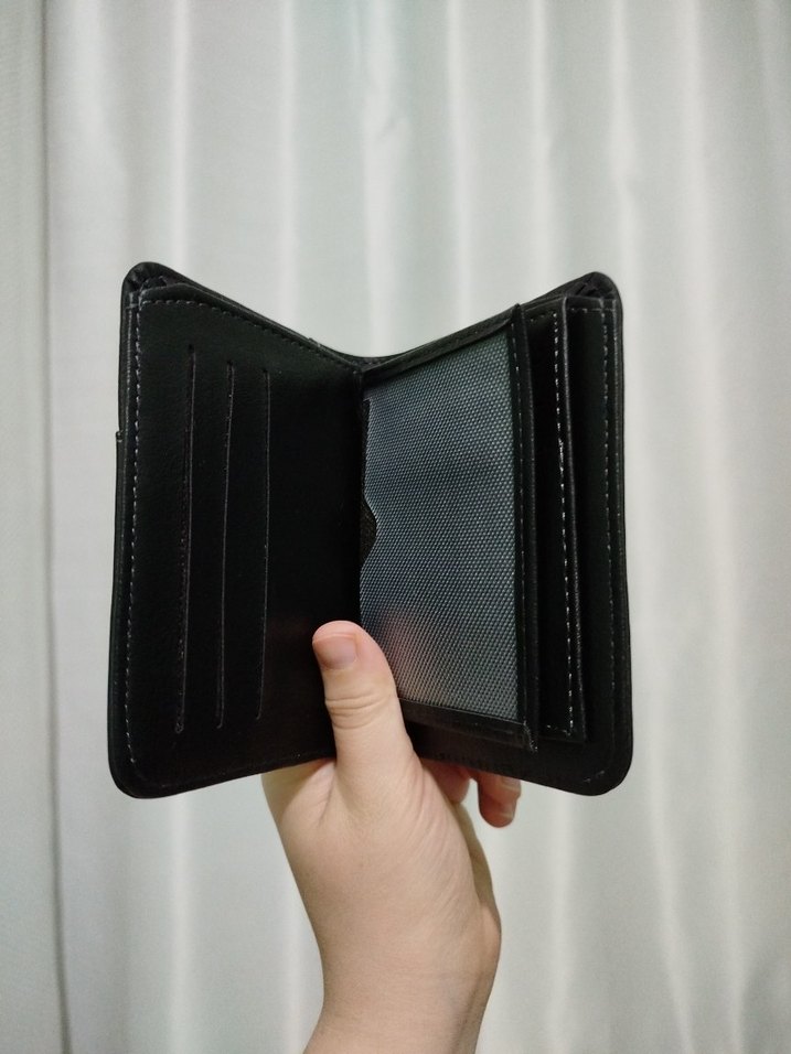 Siyah Minimalist Erkek Cüzdan - Görsel 2