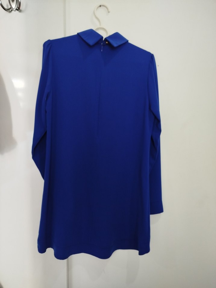 Kadın Lacivert Uzun Kollu Tunik - Görsel 3