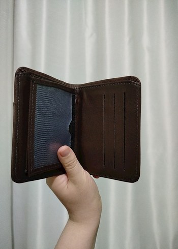 Kahverengi Minimalist Erkek Cüzdanı - Görsel 5