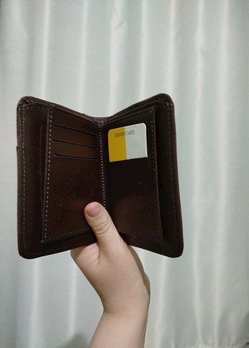 Kahverengi Minimalist Erkek Cüzdanı - Görsel 3