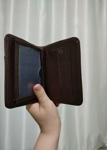 Kahverengi Minimalist Erkek Cüzdanı - Görsel 4