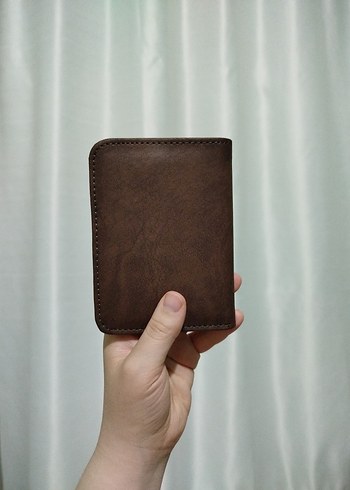 Kahverengi Minimalist Erkek Cüzdanı - Görsel 6