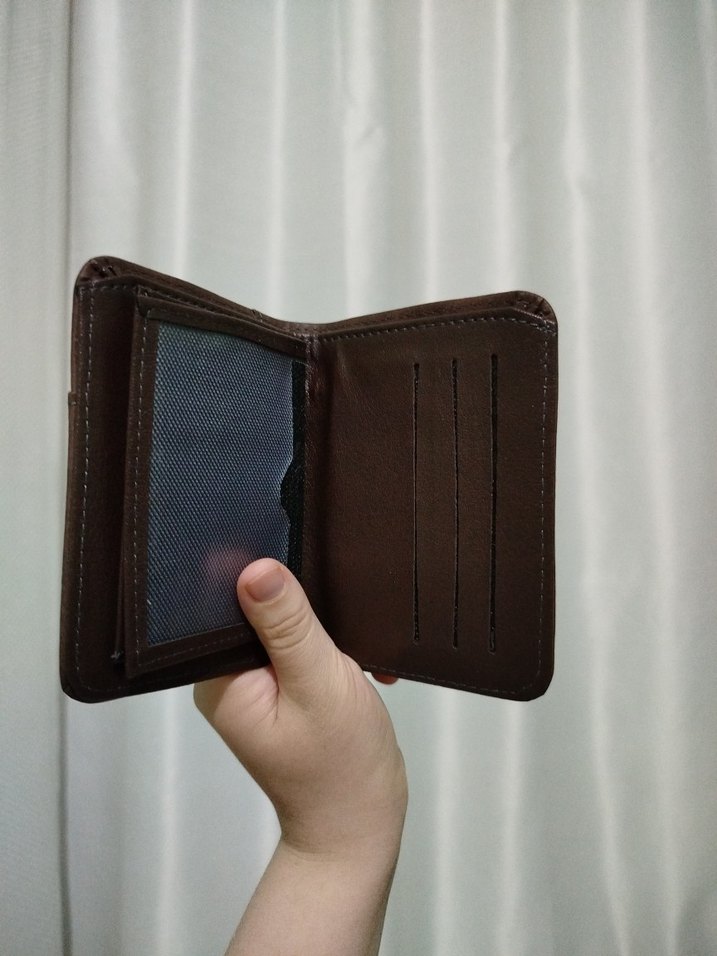 Kahverengi Minimalist Erkek Cüzdanı - Görsel 5