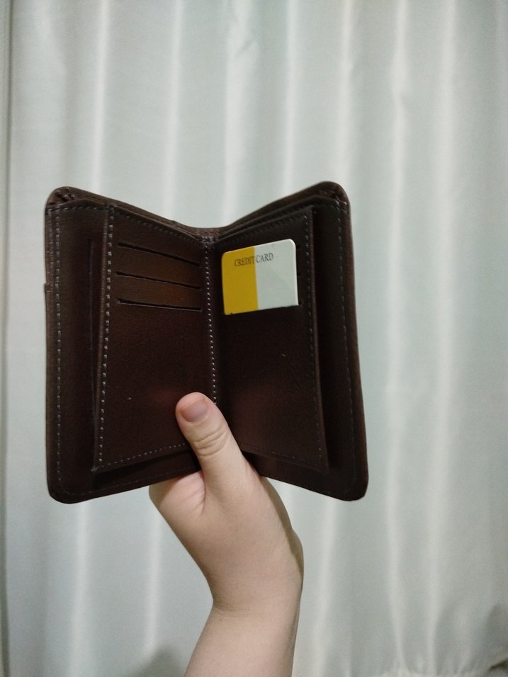 Kahverengi Minimalist Erkek Cüzdanı - Görsel 3