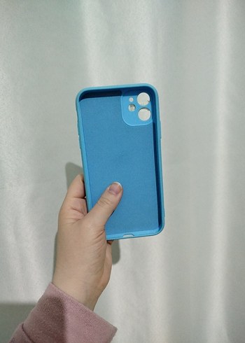 Düğmeli Mavi Bohem Telefon Kılıfı ıp11 - Görsel 4