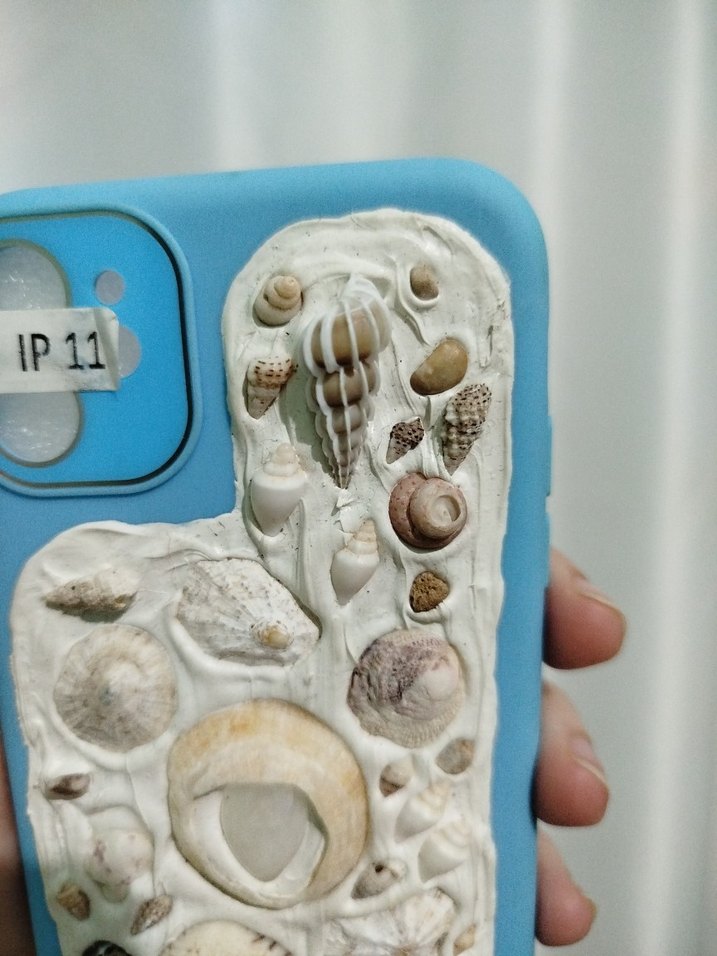 Düğmeli Mavi Bohem Telefon Kılıfı ıp11 - Görsel 5