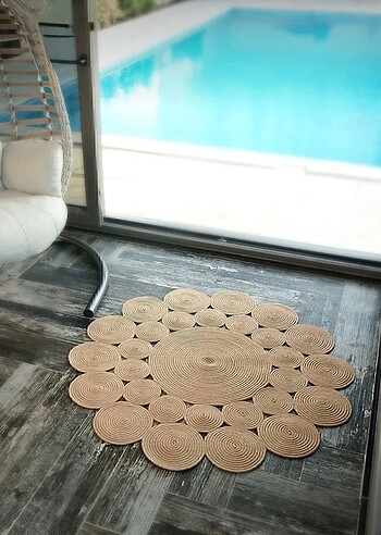 Papatya model gold 170x170 cm