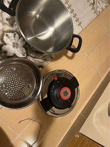 Beden gri Renk Tefal clipso 8 lt düdüklü tencere