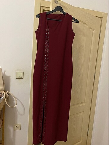 Bordo elbise