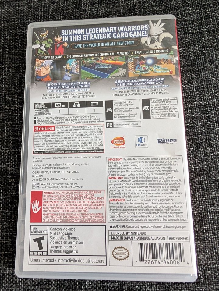 Nintendo Switch Super DragonBall Heroes world mission - Görsel 2