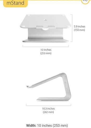 Alüminyum Macbook standı - Görsel 6