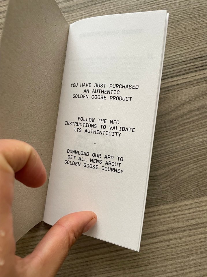 Golden Goose Pasaport orjinallik belgesi - Görsel 2