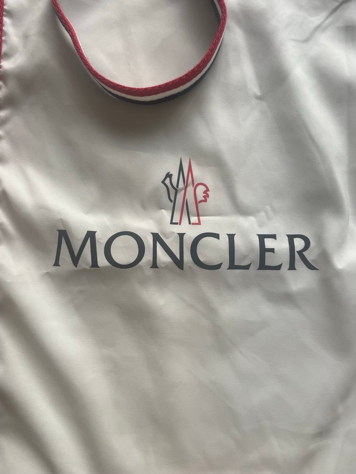 Moncler Beyaz Baskılı Kadın Çanta - Görsel 3